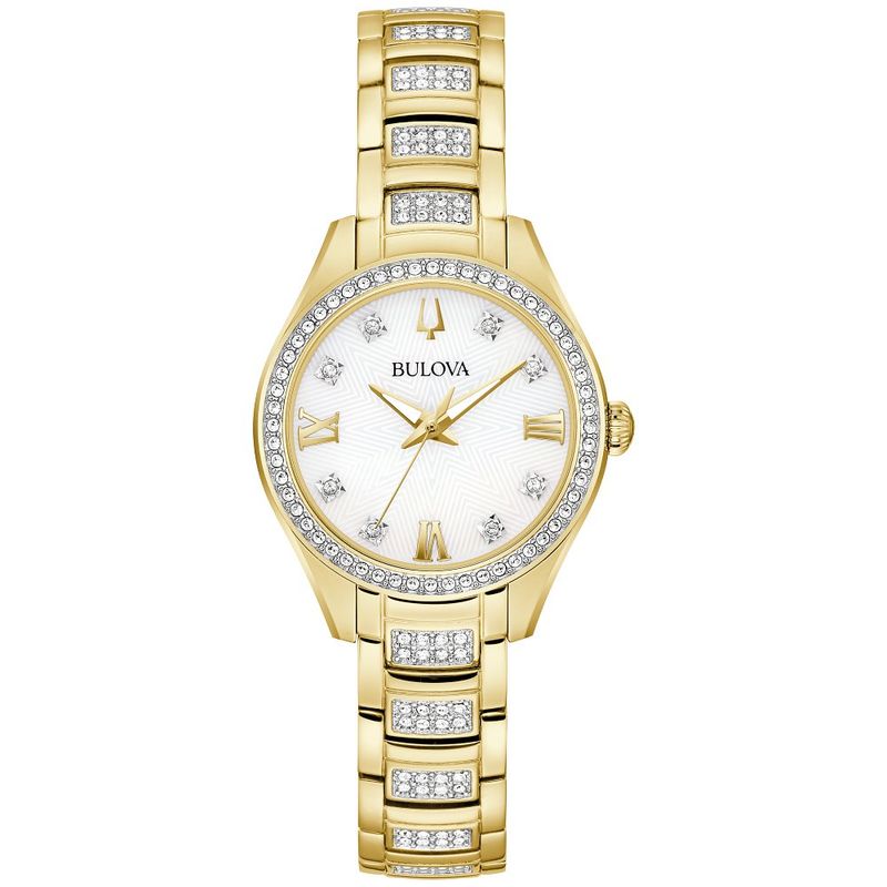 Bulova Crystal Ladies Watch 98L306