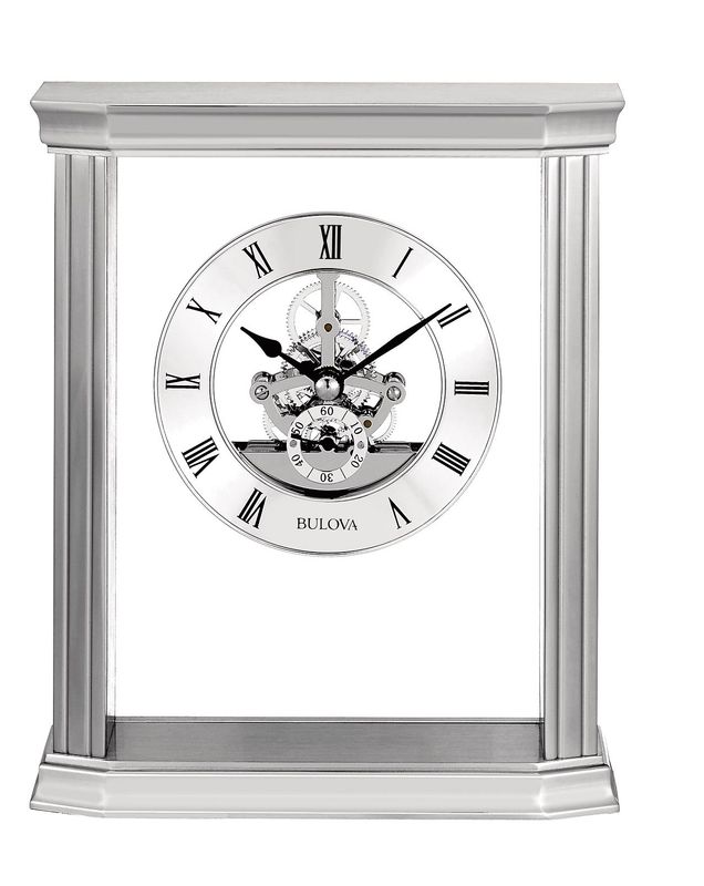 Bulova Cate Skeleton Table Clock B1716 Bulova Cate Skeleton Table Clock B1716