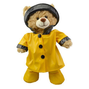 Regenjas met laarsjes en hoed Regenjas met laarsjes en hoed