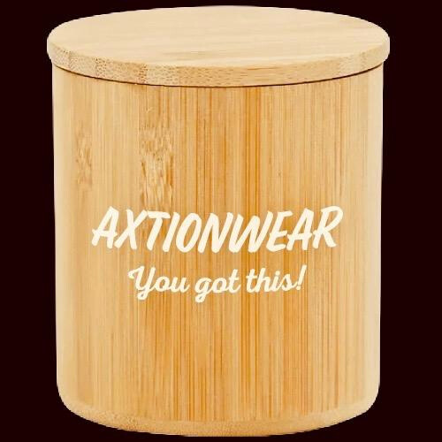 1 Axtionwear bamboo candle + 1 AWSafety match bundle as a pack