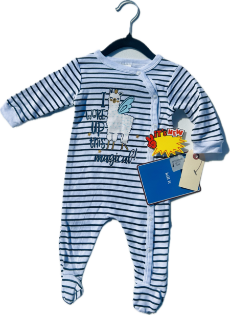 ​Long Sleeve Full Button Up Kavkas Footed Onesie