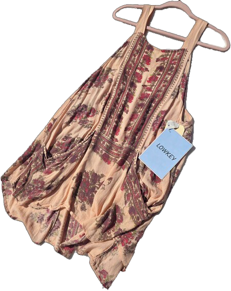 Sleeveless Boho Dress With 2 Pockets