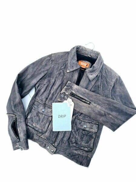 Michael Kors Vintage 100% Leather Full Zipper Jacket With Pockets