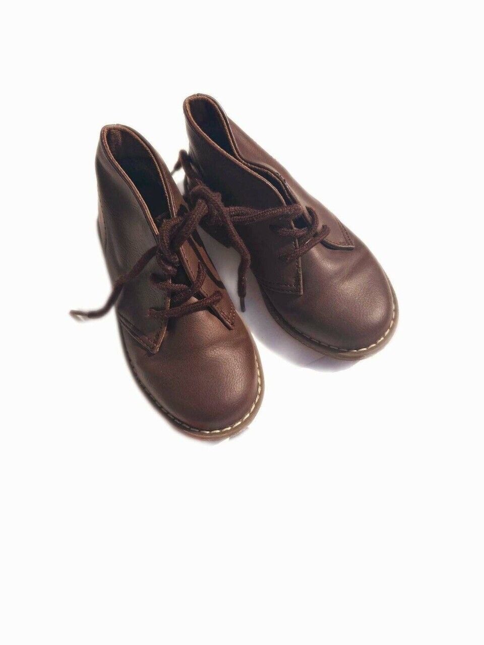 ​The Children's Place Boys Lace Up Brown Boots