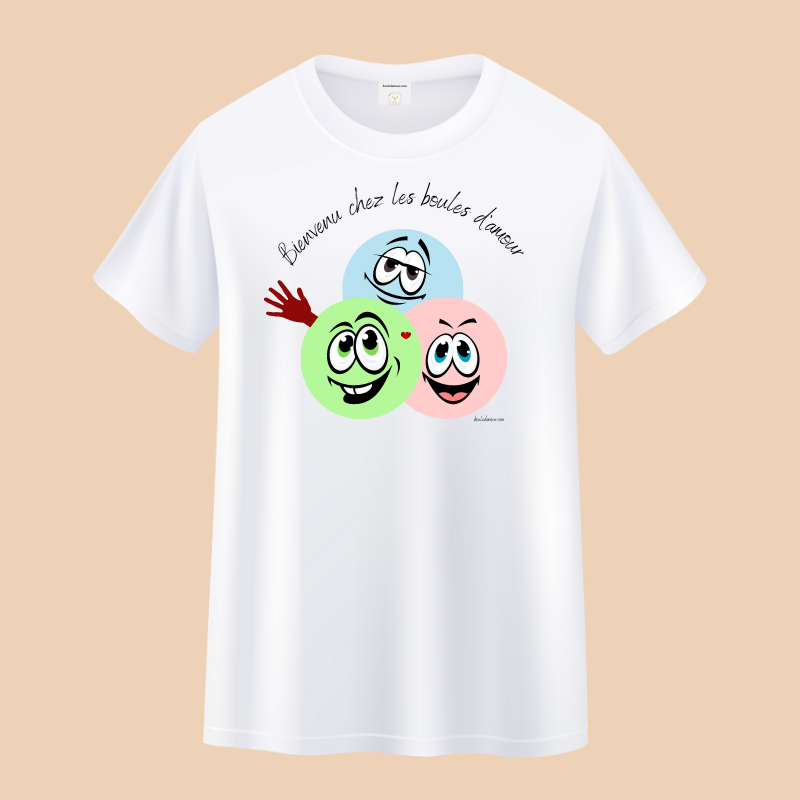 Tee shirt Boule d'Amour à glisser dans le cœur de la Boule d'Amour