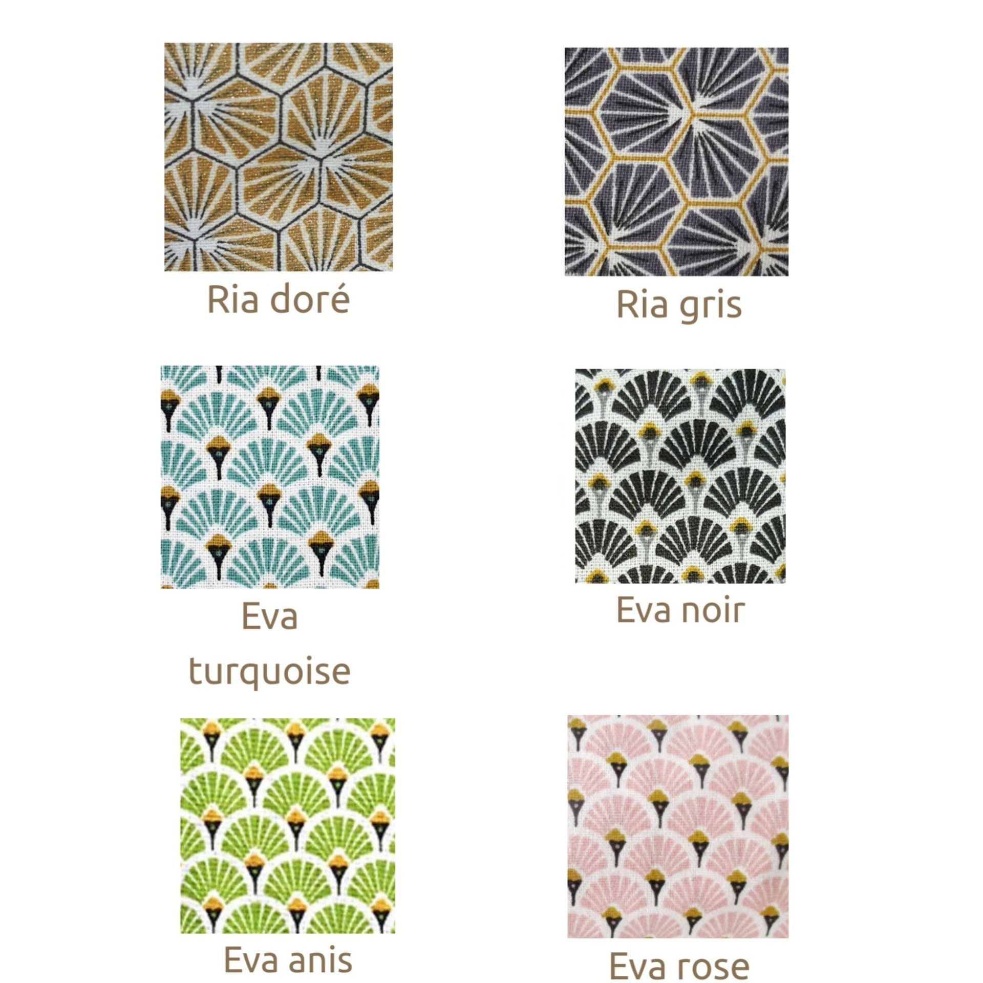 Lot de bandes de tissus à personnaliser à la main