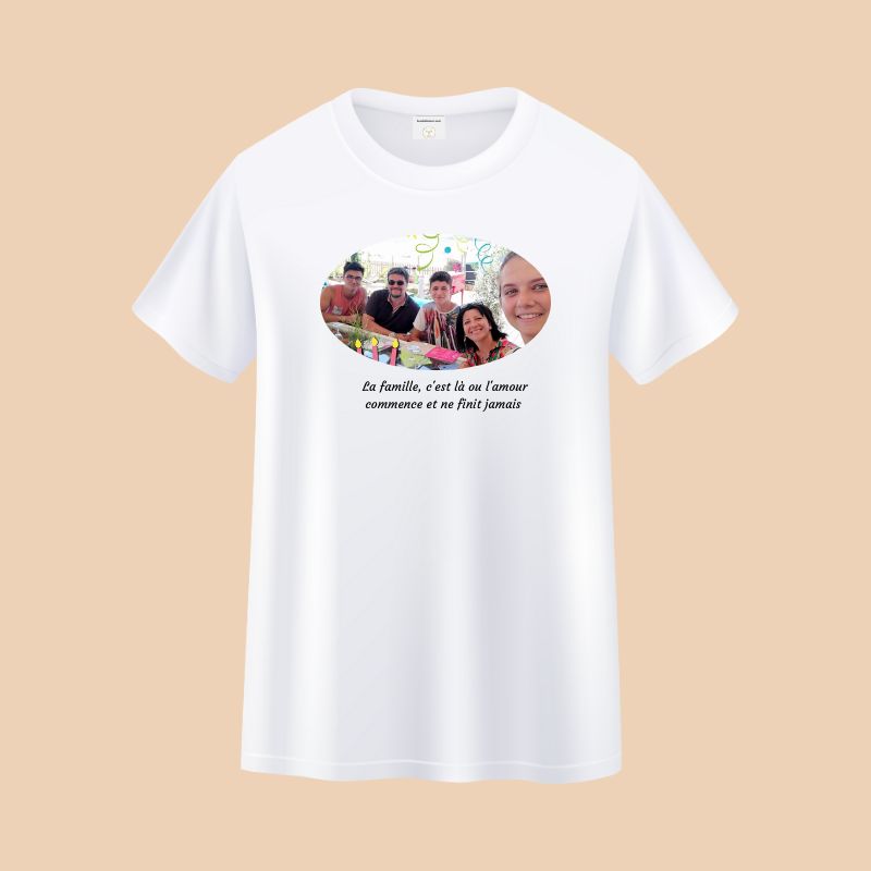 Tee shirt personnalisé a glisser dans le cœur de la Boule d'Amour