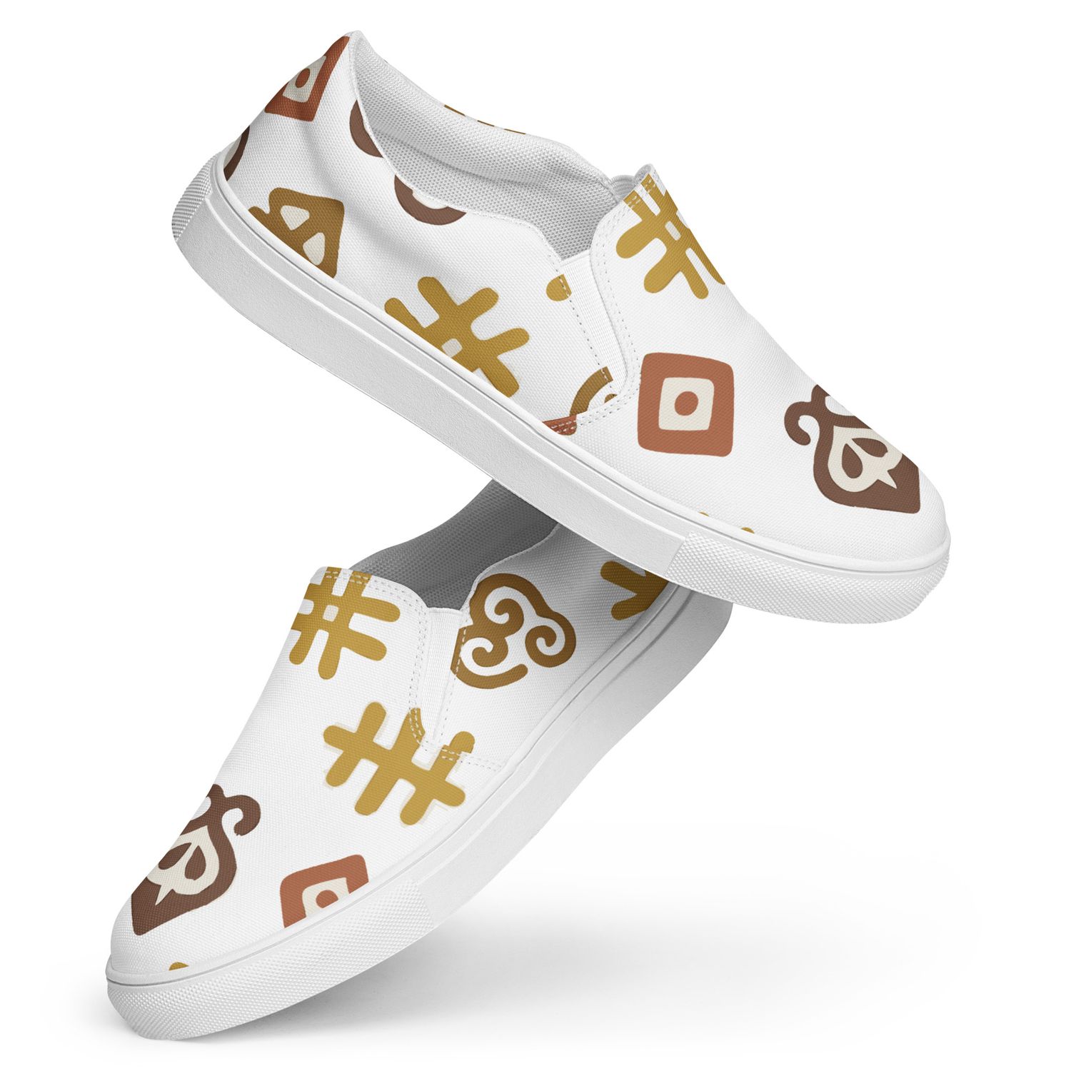 Tennis en toile sans lacets Adinkra Spirit