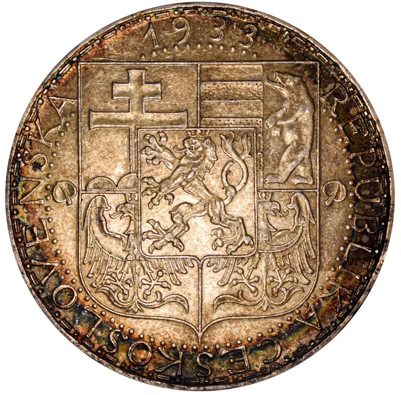 1928 Československo 20 koronů