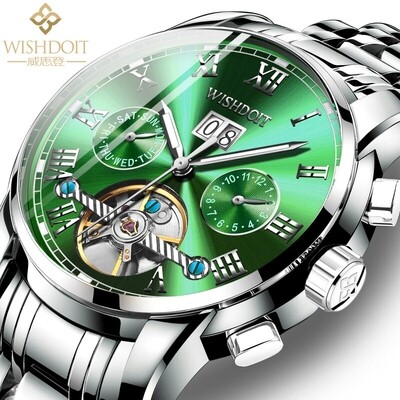 WISHDOIT New Luxury Men&#39;s Mechanical Watch