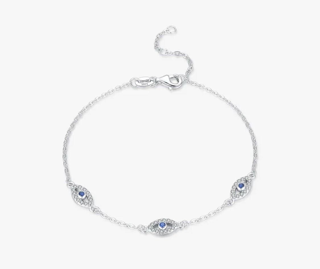 Korea Style Bracelet Blue Eyes Chain Link