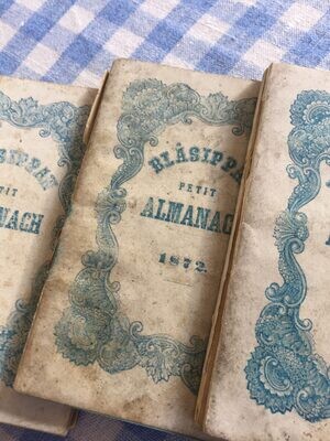 Petit Almanach - kleine Sammlung von Kalenderbüchern aus alter Zeit!