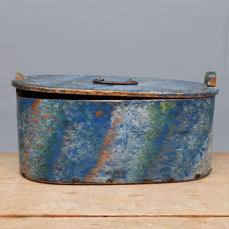 Schwedenkasten in original Bemalung von 1790