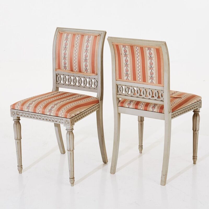 Two Gustavian chairs