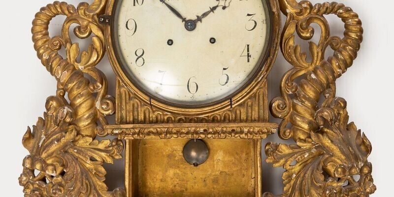 Jonas Cederlund Wanduhr um 1850