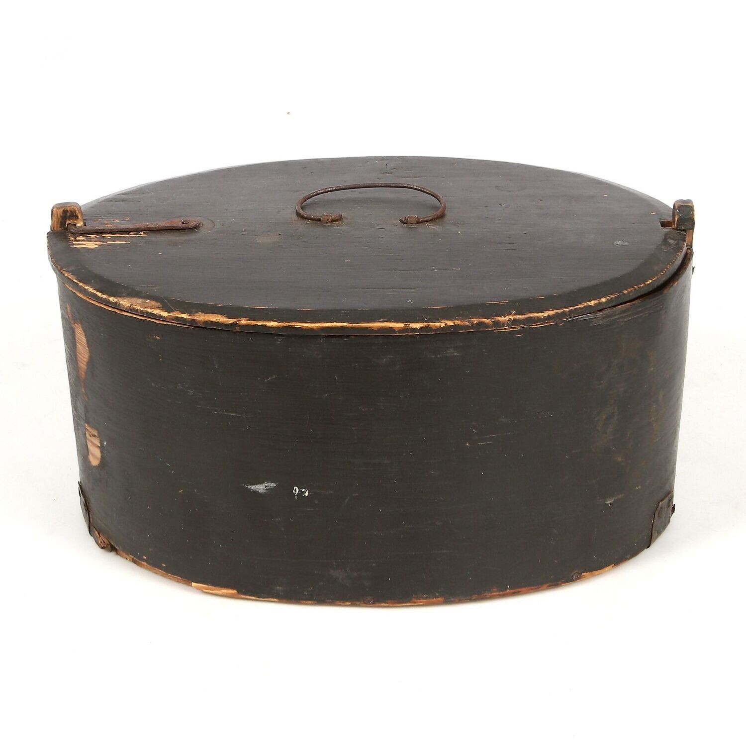 Pechschwarzer Schwedenkasten um 1850