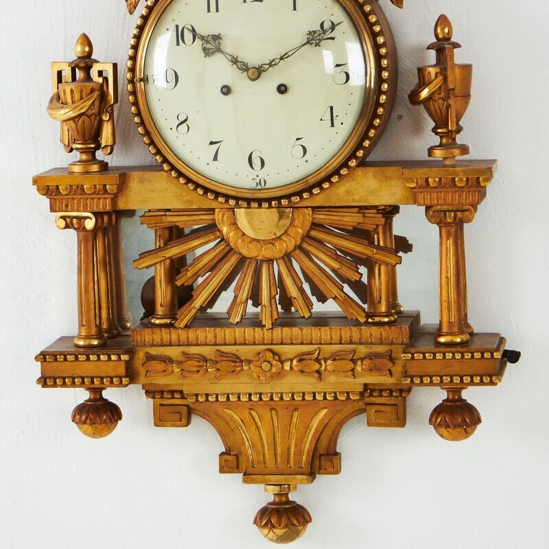 Stockholmer Wanduhr - vom Feinsten....