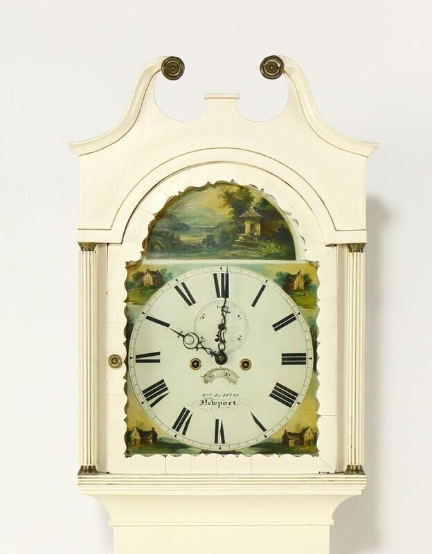 "New Port" - Englische Standuhr im Original aus den Anfängen des 19. Jahrhunderts