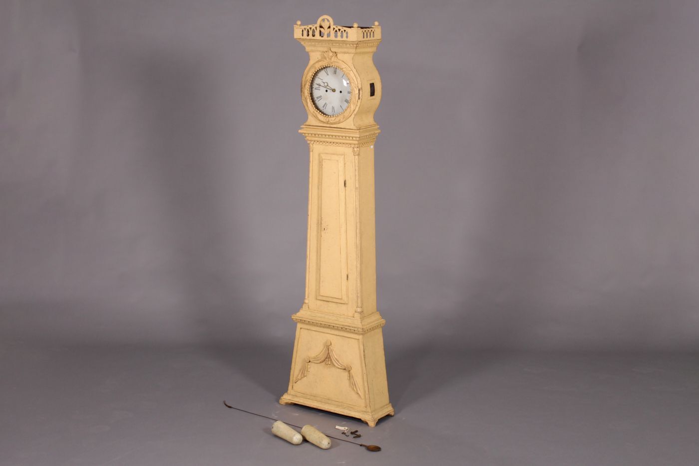 Dänische Schönheit - Bornholmer Standuhr um 1860