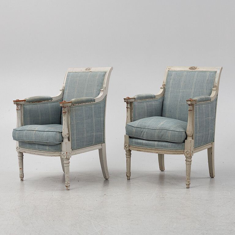 Bergere Sessel aus dem 19. Jahrhundert