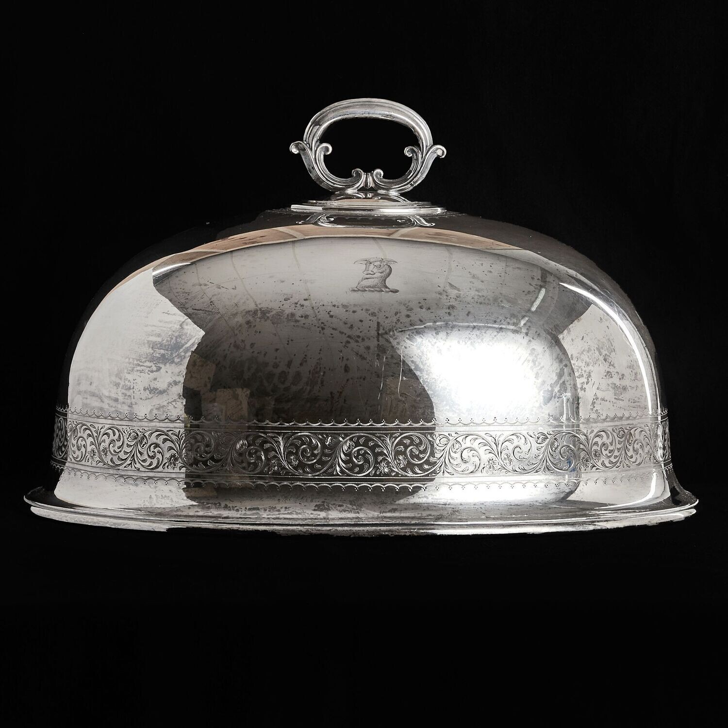 Große und gestempelte Cloche aus dem 19. Jahrhundert