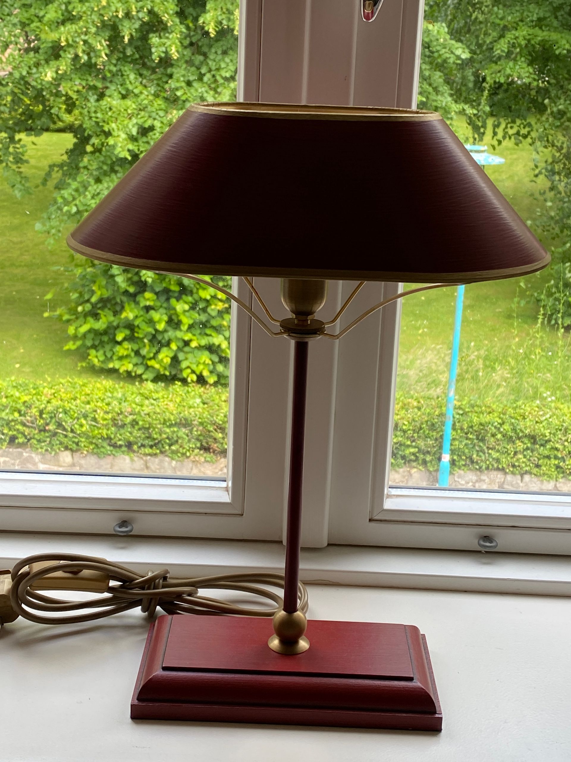 Sylter Fensterlampen  in Schwedenrot