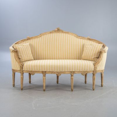 Gustavianisches Sofa um 1860