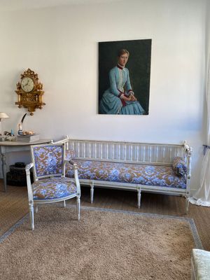 Traumhafte Schwedenbank mit neuem Kleid