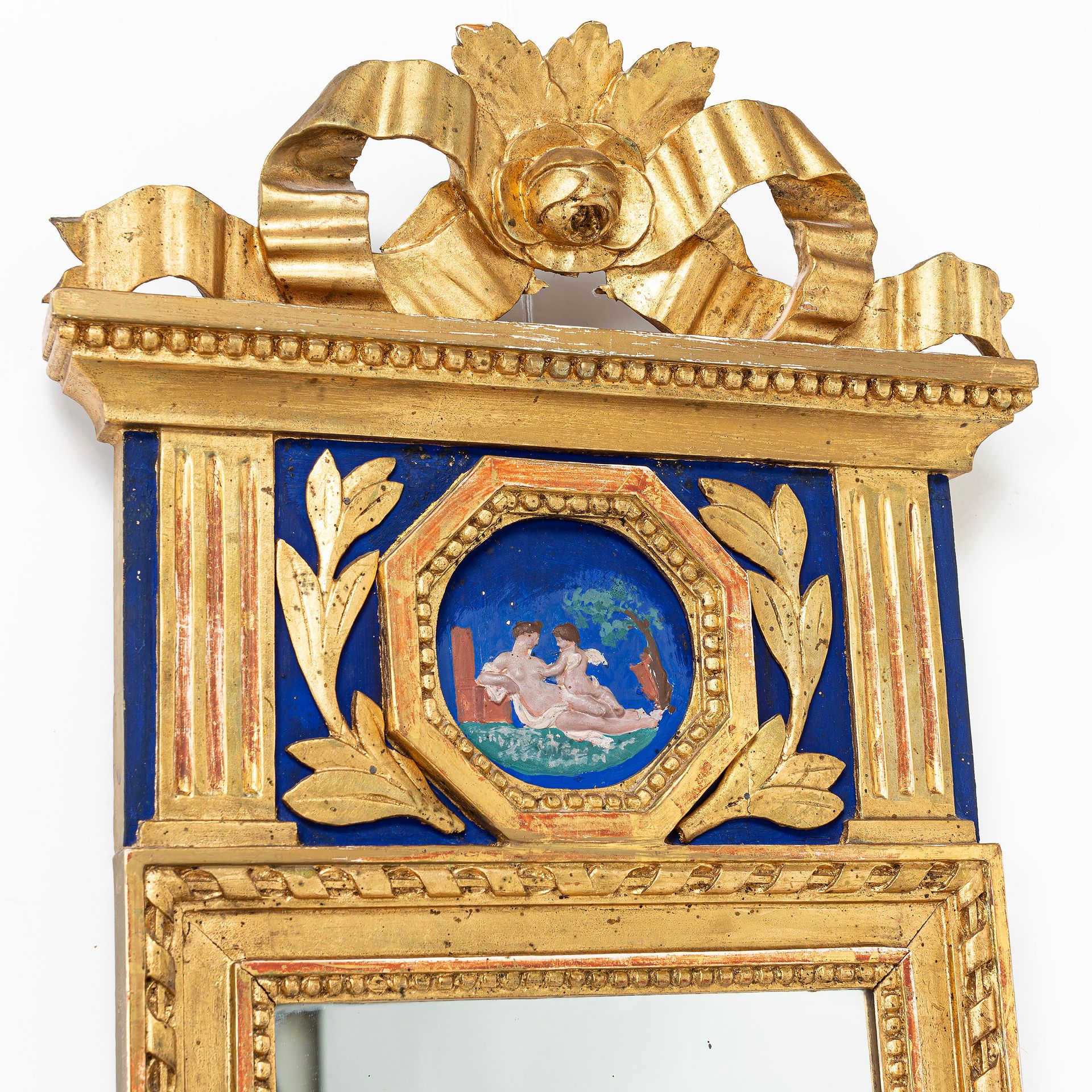 Gustavianischer Spiegel mit Signatur