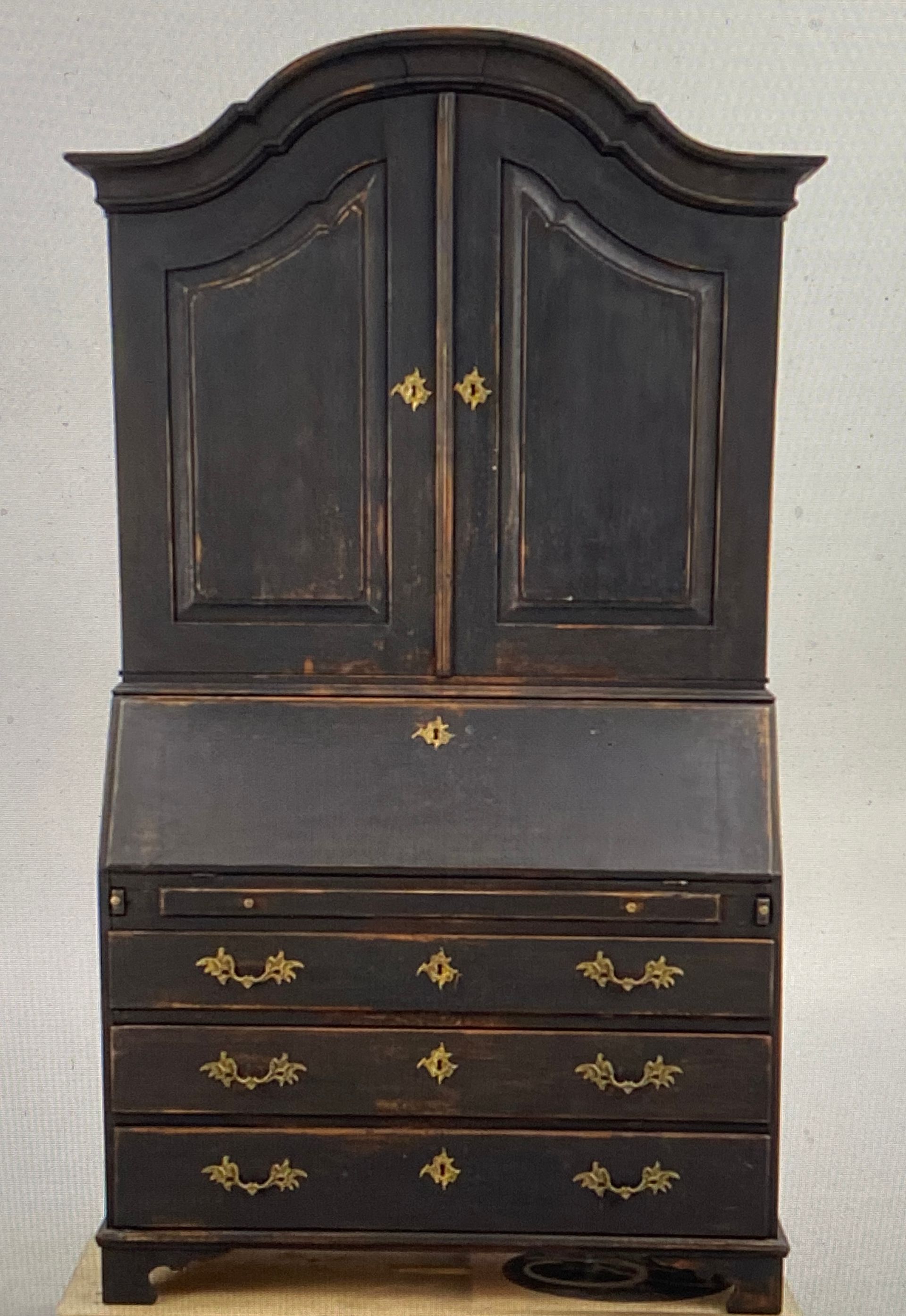 Restaurierter Aufsatz-Sekretär von 1790