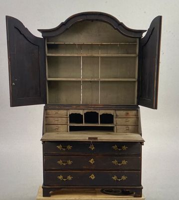 Restaurierter Aufsatz-Sekretär von 1790