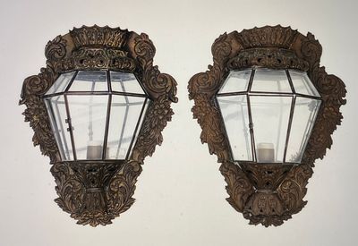 Wandlampen als Paar um 1930