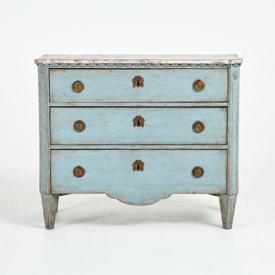 Gustavianische Kommode um 1850