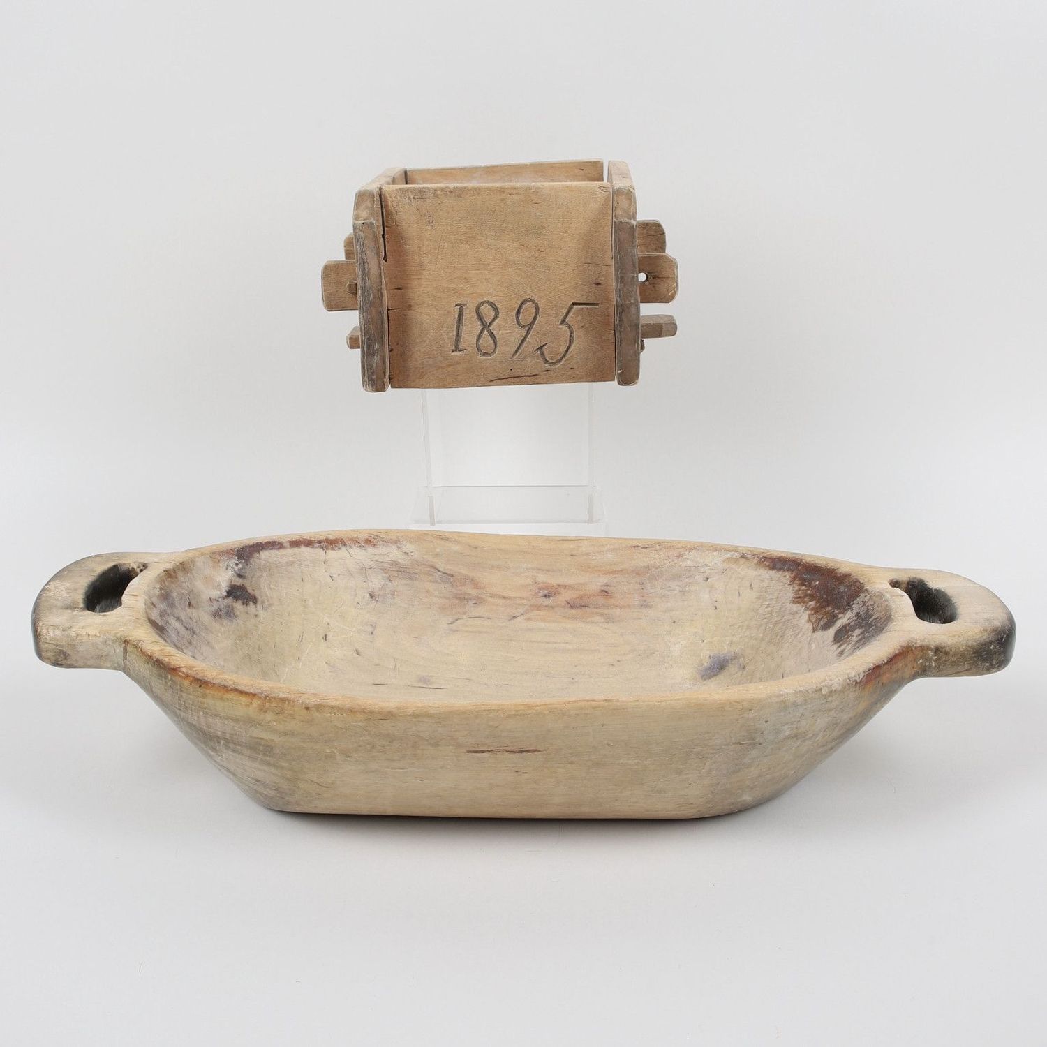 Allmoge um 1895 - Schale und Käseform