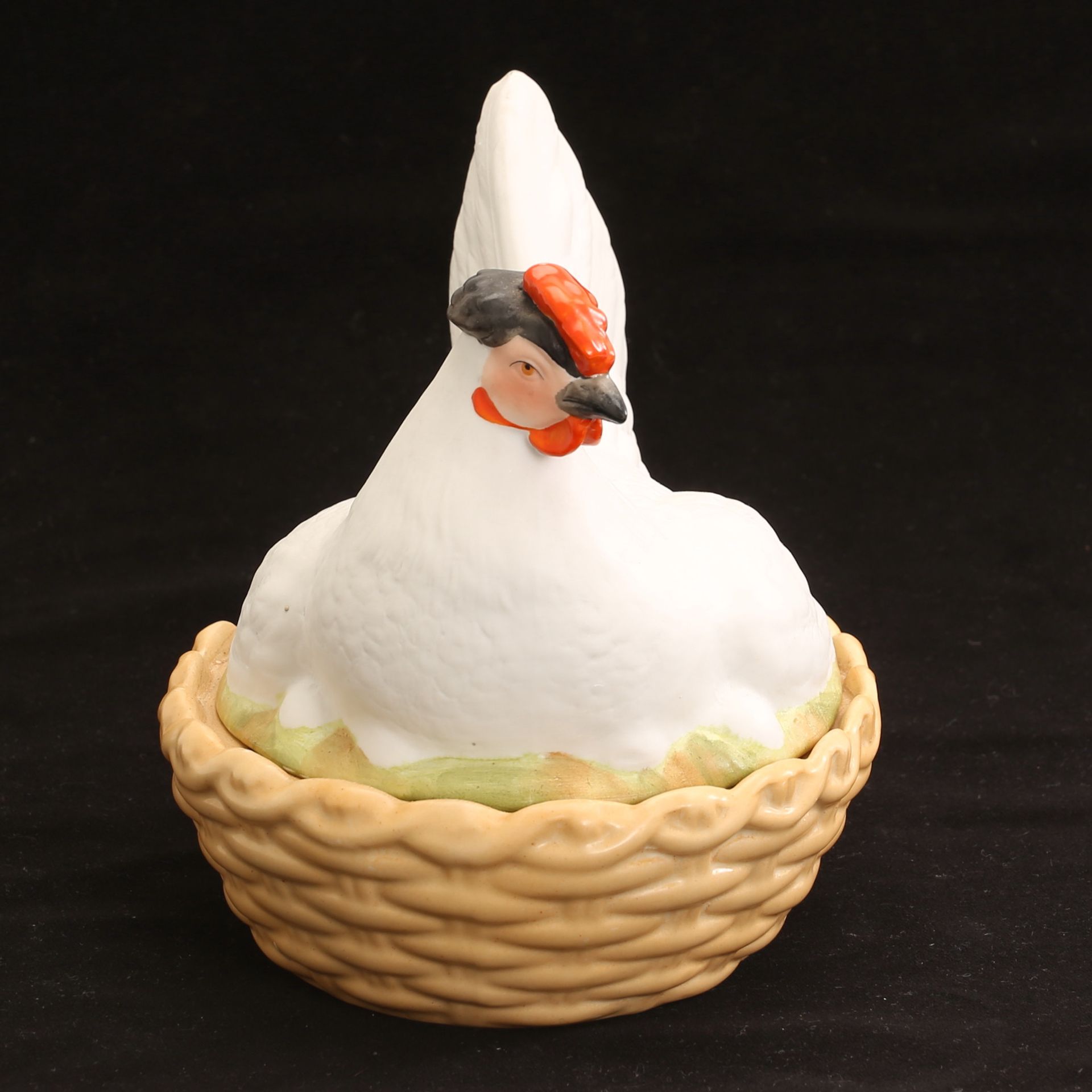 Osterhenne um 1900 - signiert