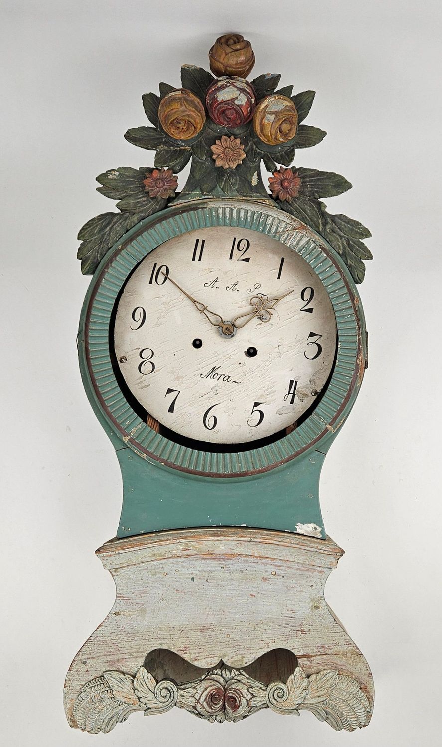 Angermanland Wanduhr - signiert