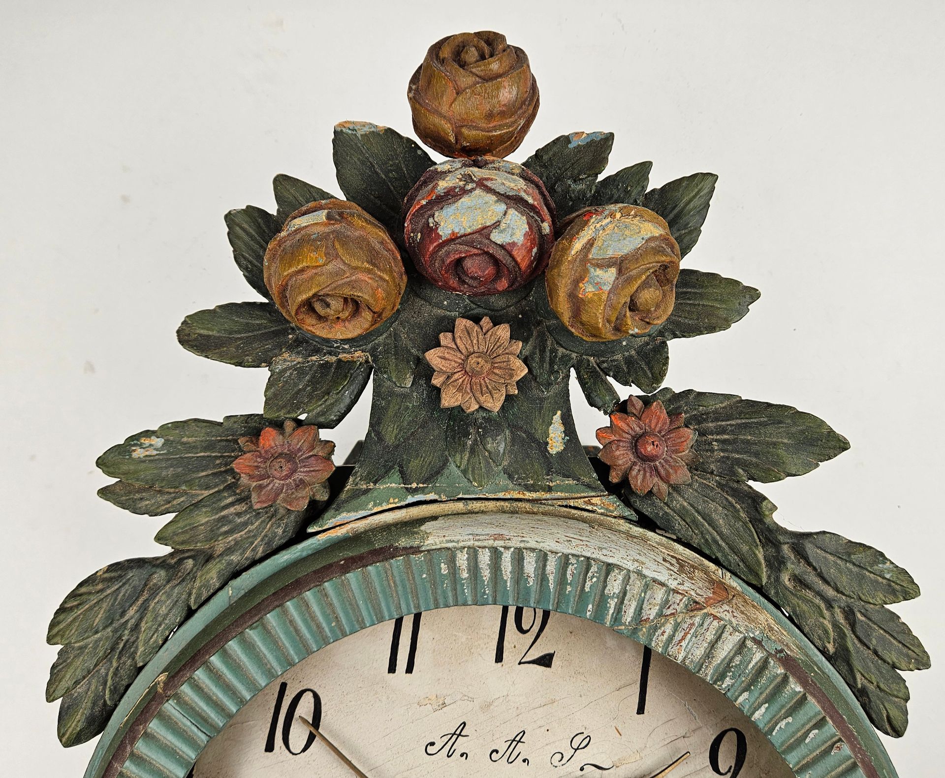 Angermanland Wanduhr - signiert