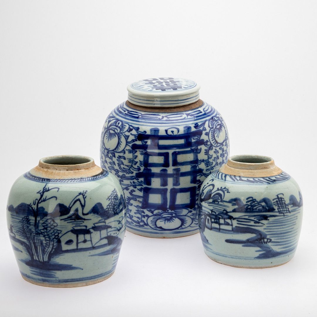 Chinatöpfe aus dem 19. Jahrhundert