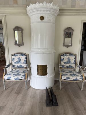 Armlehn-Sessel  im Stil von Louis XVI