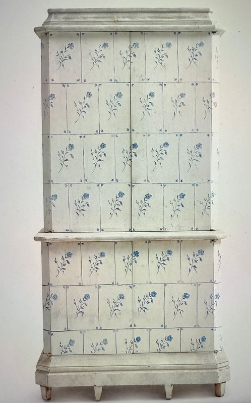 Original Kachelofenschrank um 1900