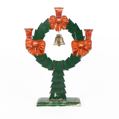 God Jul Kerzenständer um 1900 God Jul Kerzenständer um 1900