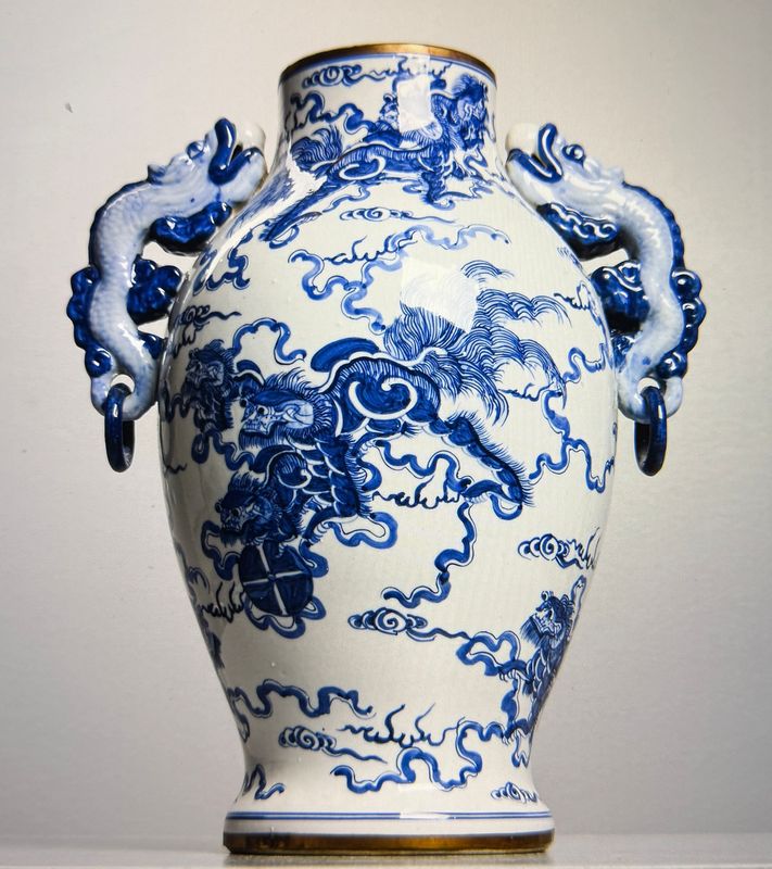 Handgefertigte chinesische Qianlong Vase