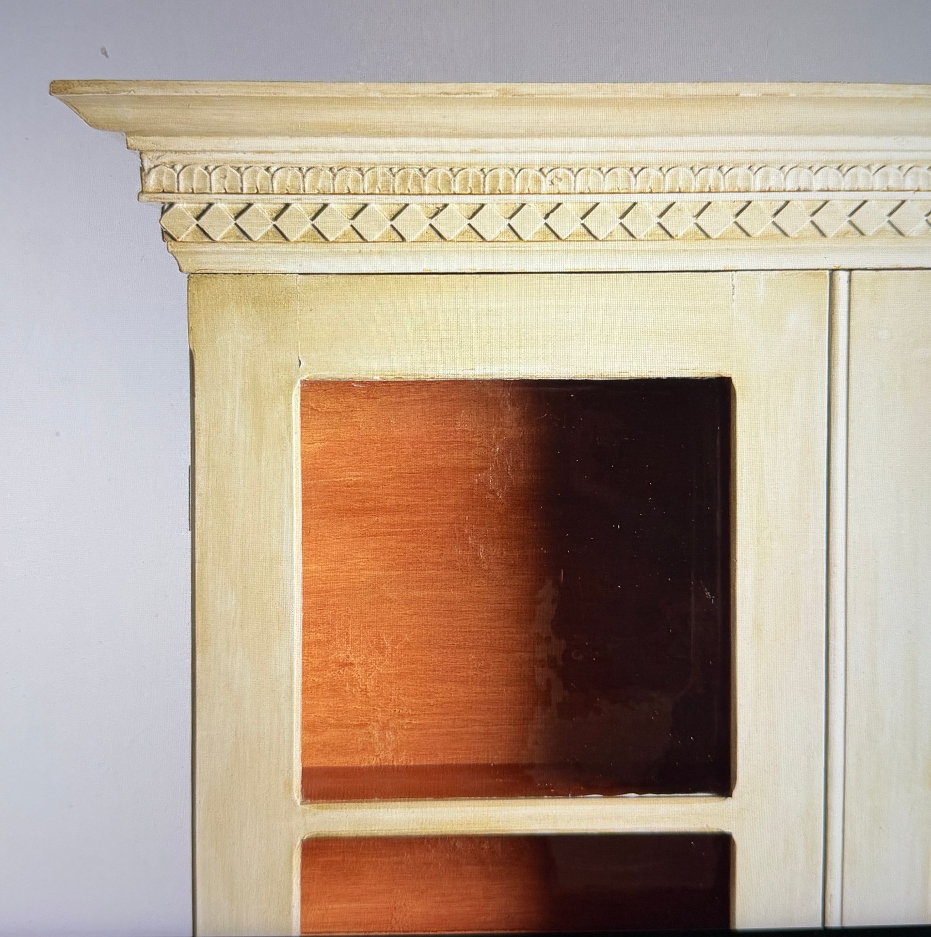 Gustavianische Vitrine - restauriert