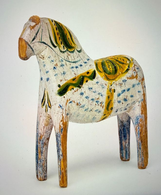 "Blauknochen" Dala-Pferd um 1890