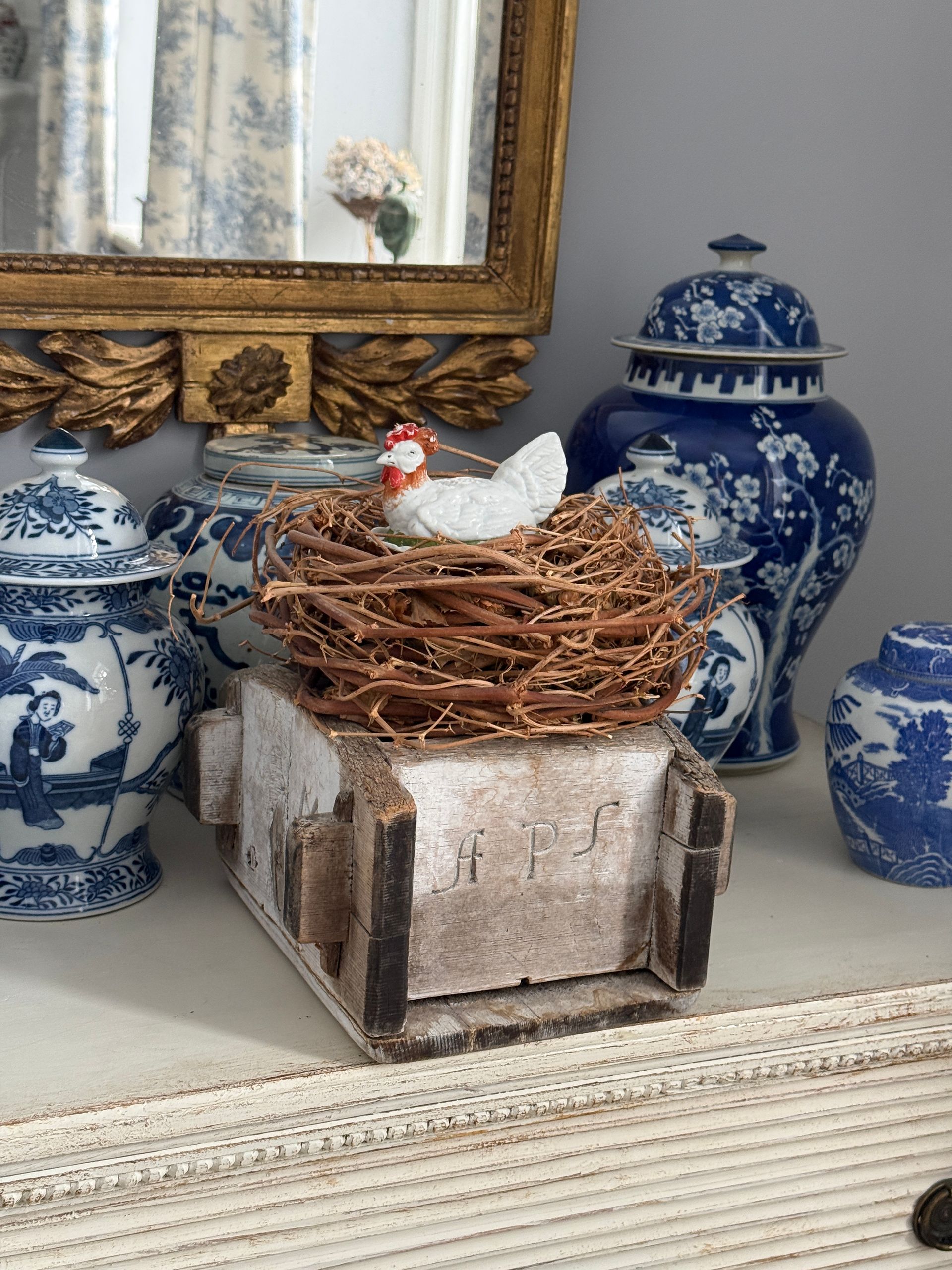 Osterdekoration aus alter Zeit