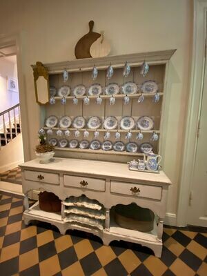 Gefasstes Küchenboard  um 1860