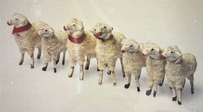 Antike Schäfchen - alles von Hand