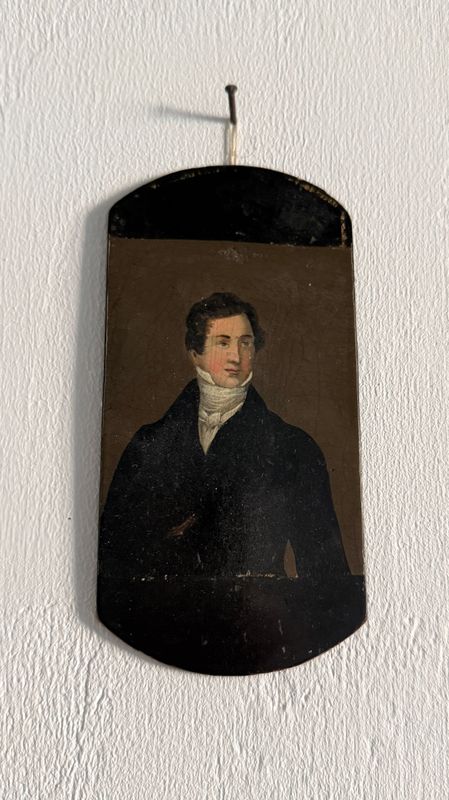 Miniatur Ölgemälde in Form eines Paares