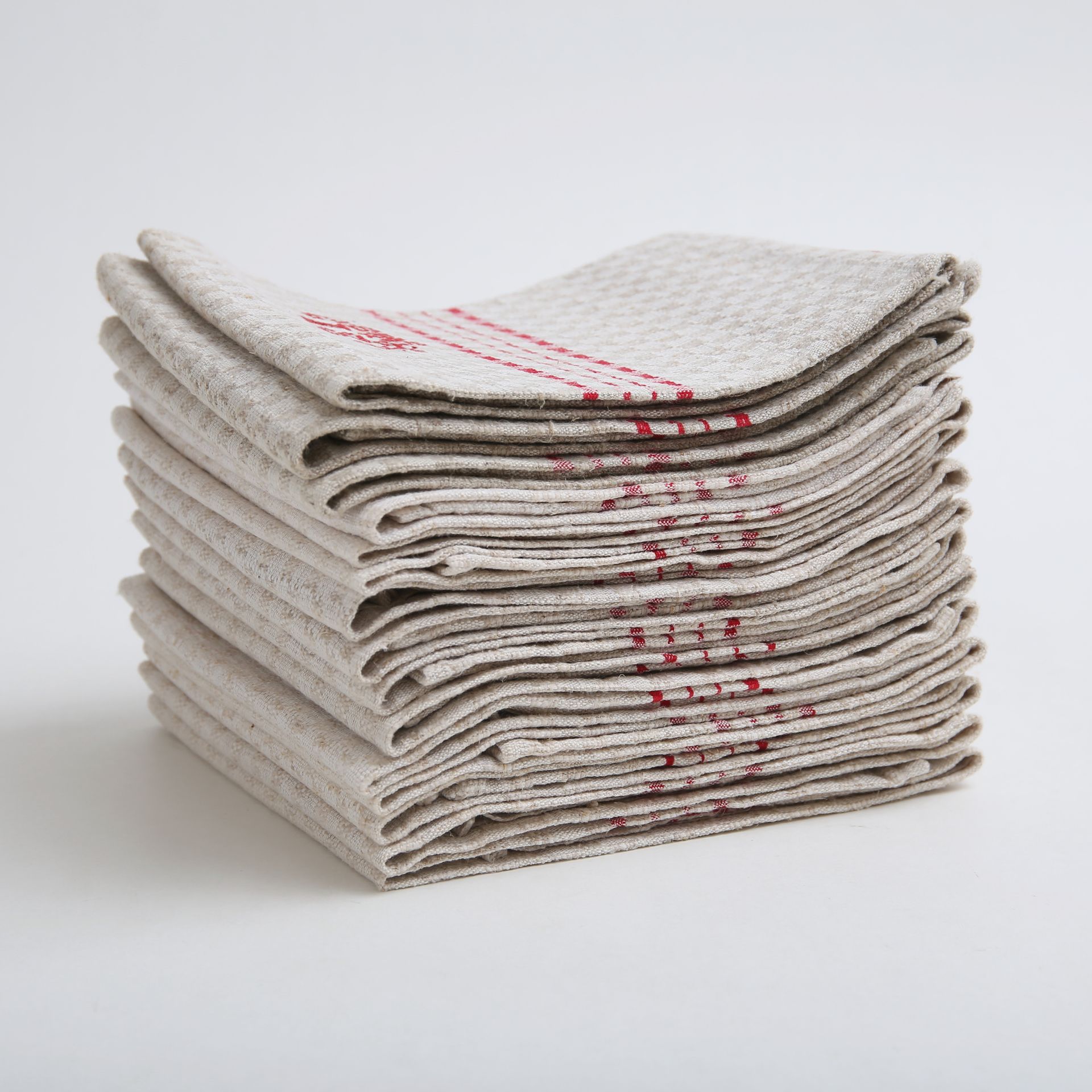 15 Stück - edle Leinentücher