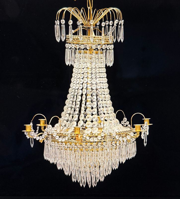 Gustavianischer Kronleuchter um 1900